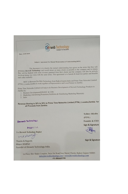 Dev Education Institute Founder and CEO Certificate